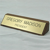 Sign 330 WB Engraved