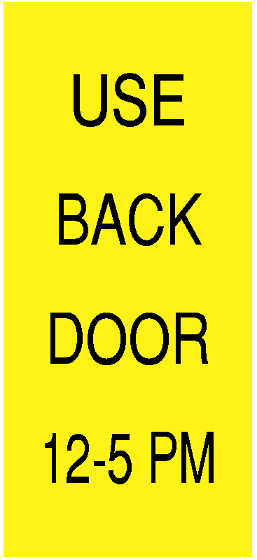 Plastic Engraved Sign Only 11x4