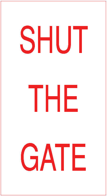Plastic Engraved Sign Only 11x6