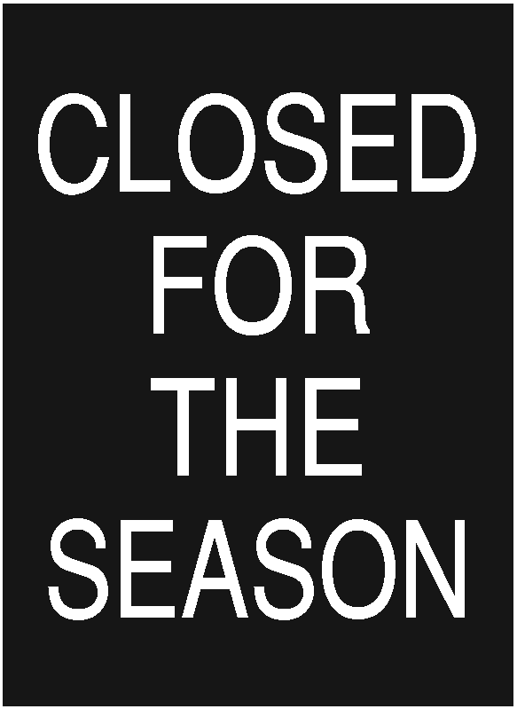 Plastic Engraved Sign Only 11x8