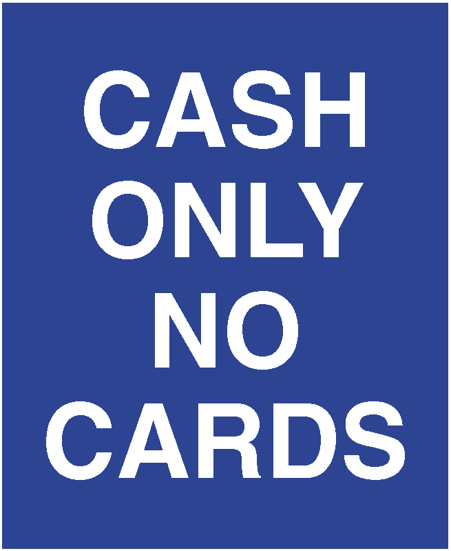 Plastic Engraved Sign Only 11x9