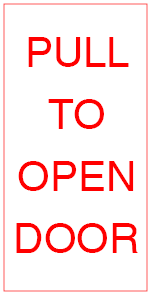 Plastic Engraved Sign Only 4x2