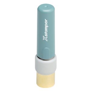 N30-STRT<br>Pre-Inked<br>Round Inspection Stamp<br>with/Straight Text<br>3/8" Diameter