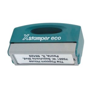 N40<br>Pre-Inked<br>Small Pocket Stamp<br>1/2" x 2" 